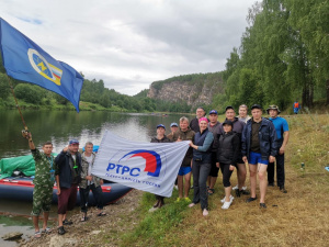 Коллектив филиала РТРС в Башкортостане сплавился по реке